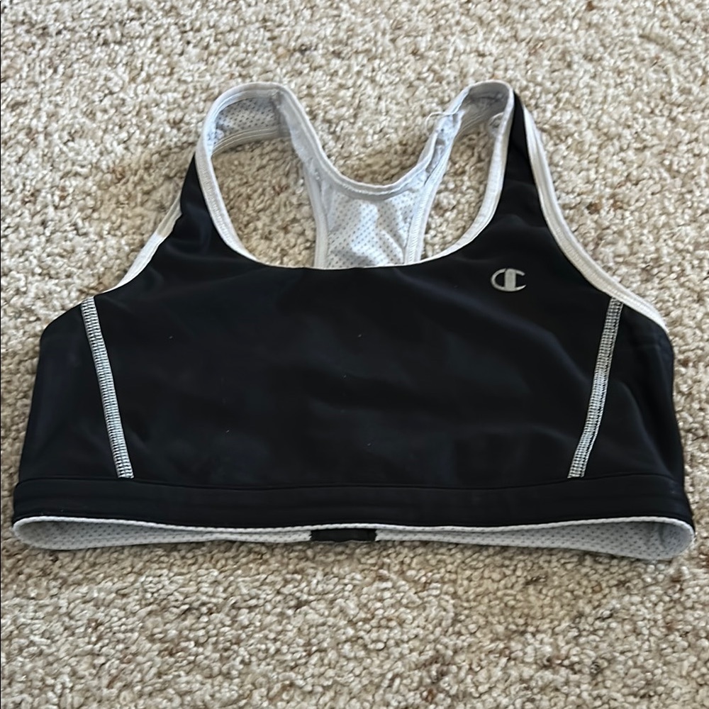 Champion Women's Black Reversible Sports Bra